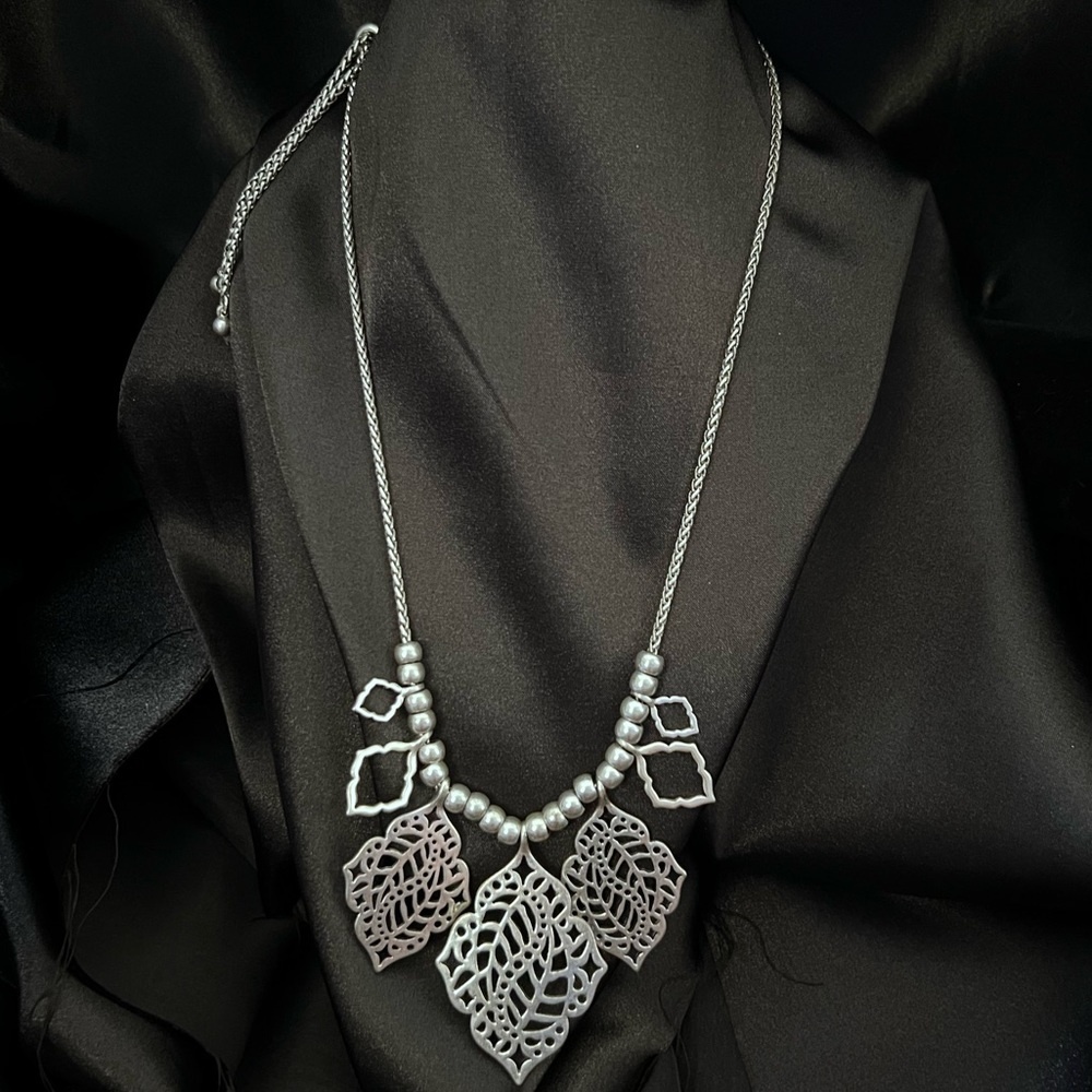 Gently used, Lucky Brand adjustable statement necklace.